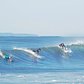 Rockaway Beach Surfers take on Irma swell. NYC surf. G85 Vivitar 200mm