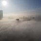 NYC fog rolling in this morning (5/15/16)