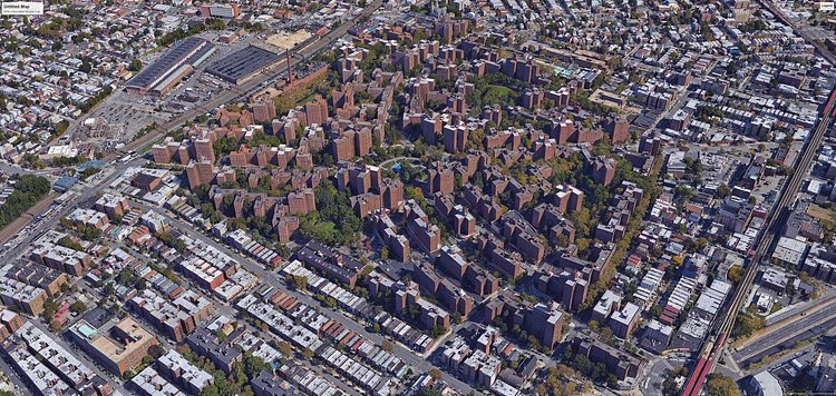 Parkchester, the Bronx. A massive swirling set of projects. I don't know that much about this place, but it is aesthetically pleasing!