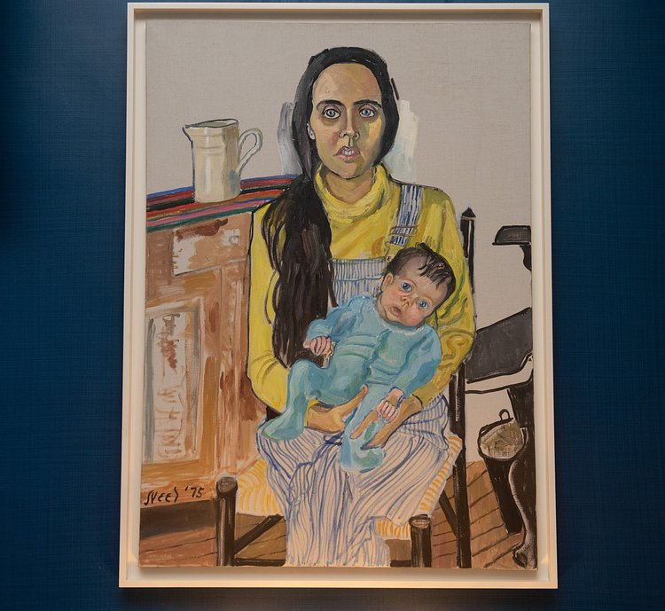 Ginny and Elizabeth, 1975. Alice Neel