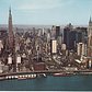 Looking west in 1965 you can see that nothing challenges the Empire State Building in terms of dominance of height