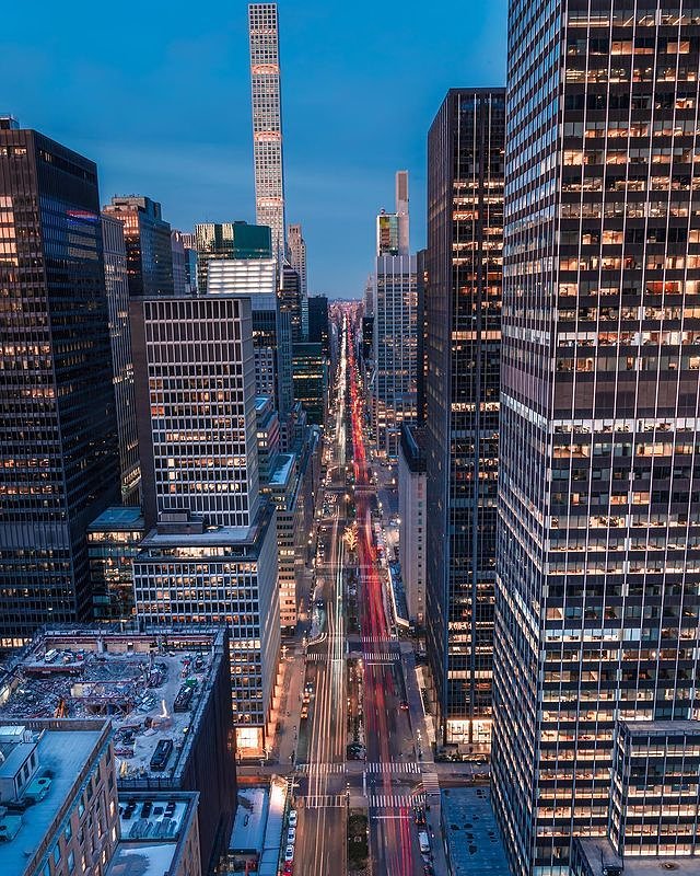 Park Avenue from Helmsley Building, Midtown, Manhattan