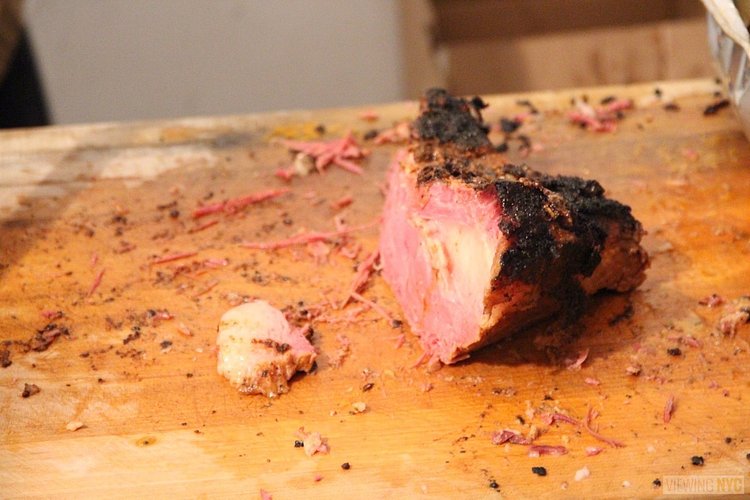 Wandering Que's Lamb Brisket Pastrami | Brisket king NYC 2016