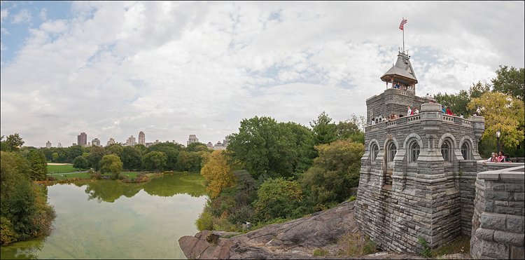 Central Park's Belvedere Castle before renovation
