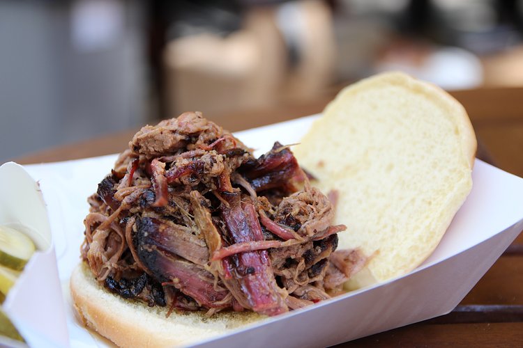 Beef Brisket Sandwich with Sweet & Spicy Pickles