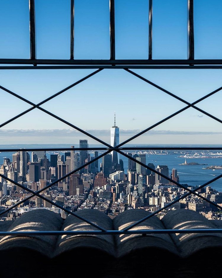 View South from Empire State Building.