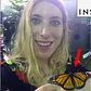 You can get covered with butterflies in the middle of NYC