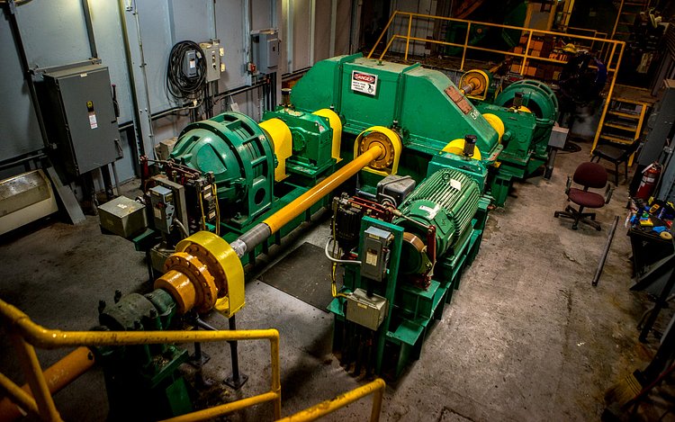 The hydraulic system.