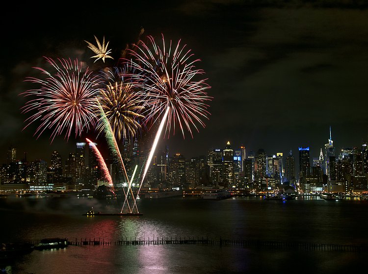 Fireworks Over NYC