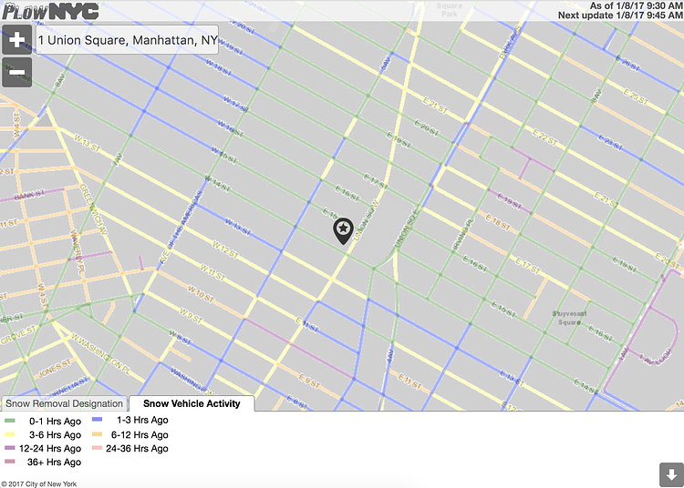 Plow NYC (screenshot)