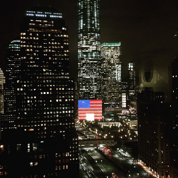 1 World Trade Center Has a Patriotic New Trick