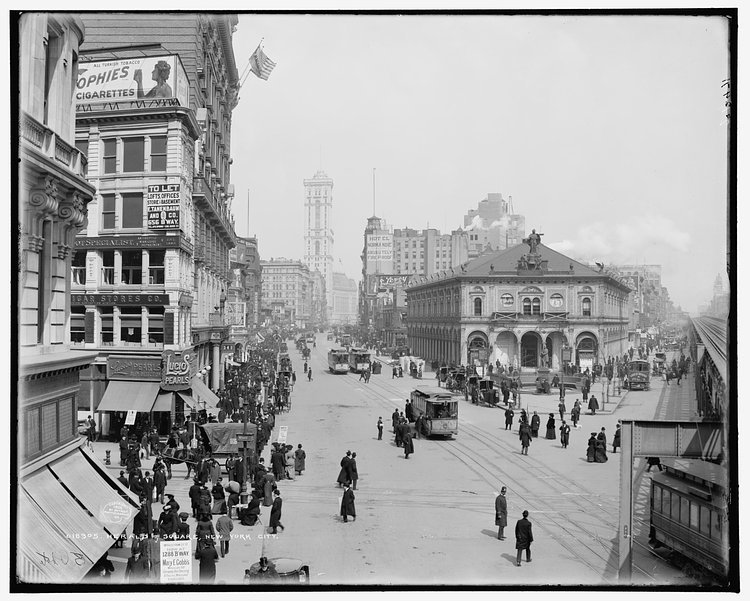 Herald Square, New York City, 1905.