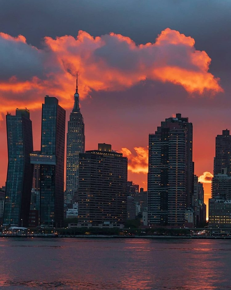 Sunset over Midtown East