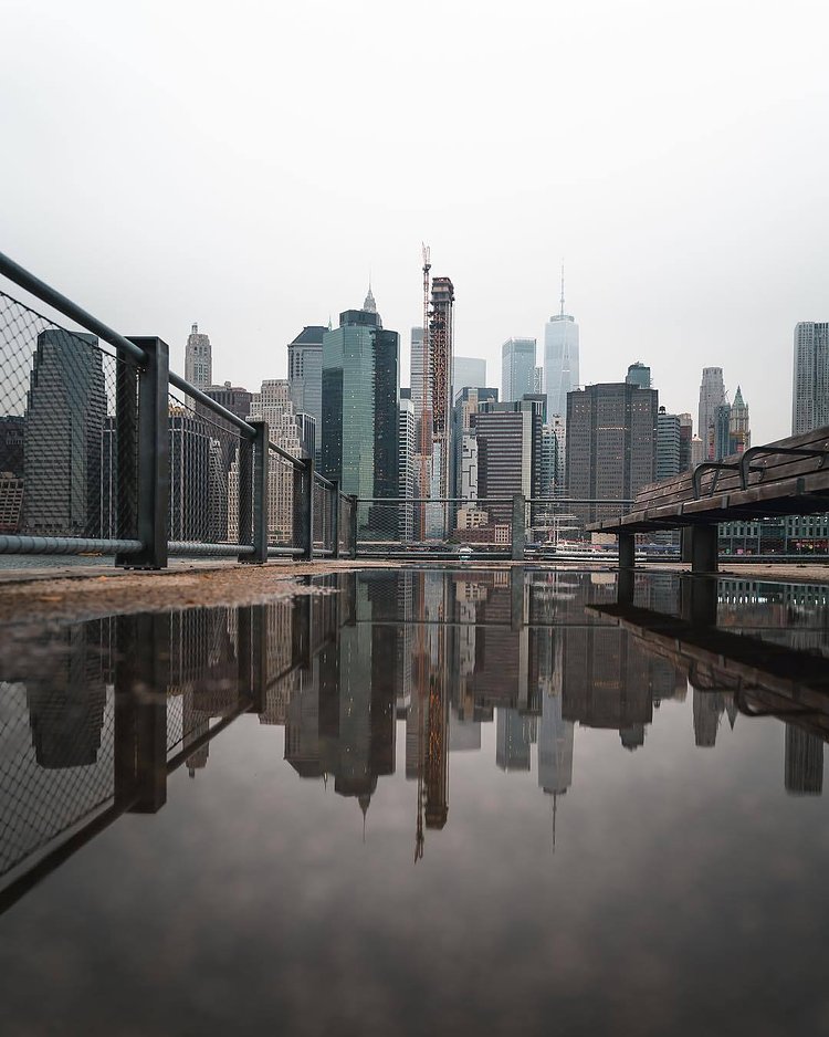 Lower Manhattan from Brooklyn Bridge Park