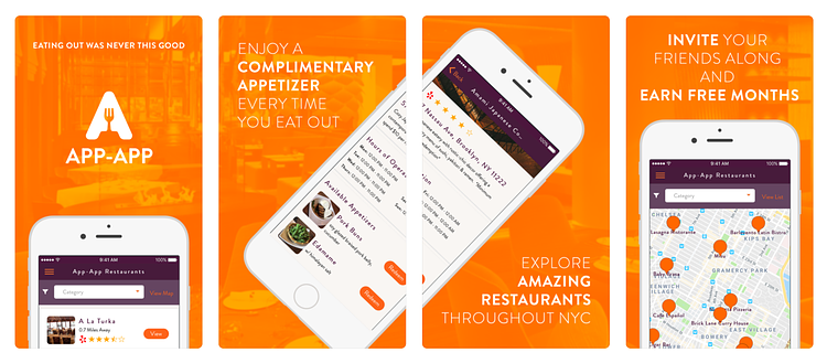 App-App, Enjoy a Complimentary Appetizer Every Time You Eat Out