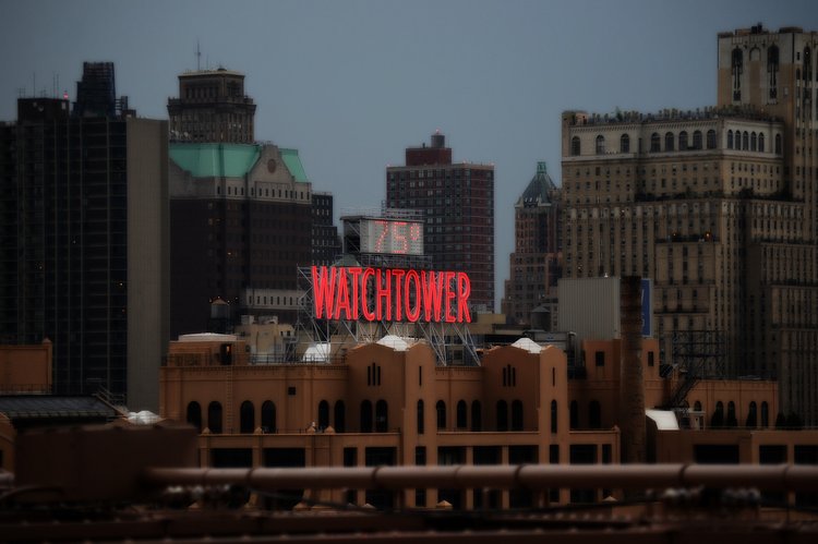 Watchtower Sign, Brooklyn, New York