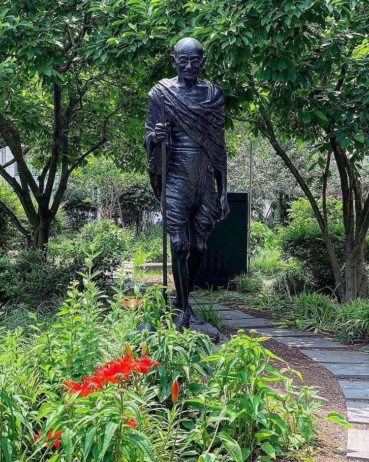 Gandhi Statue, Union Square, Manhattan.