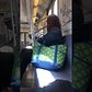 Crazy lady on the NYC train