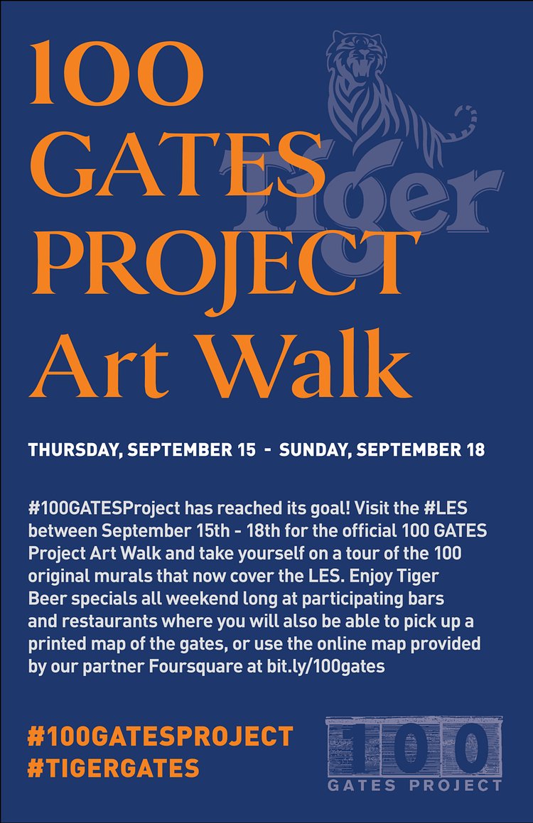 100 Gate Project Art Walk