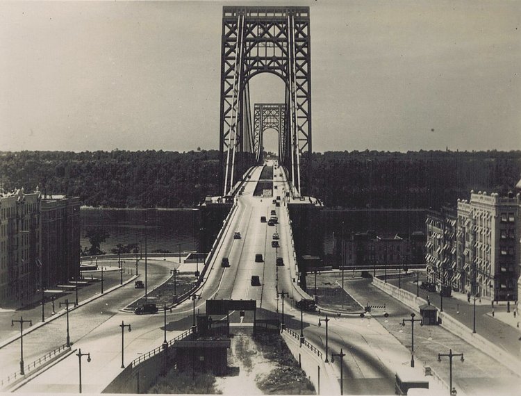 The George Washington Bridge as seen from 179th Street – 1934