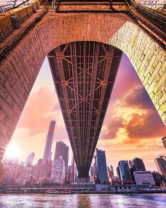 Queensboro Bridge, Roosevelt Island, Manhattan