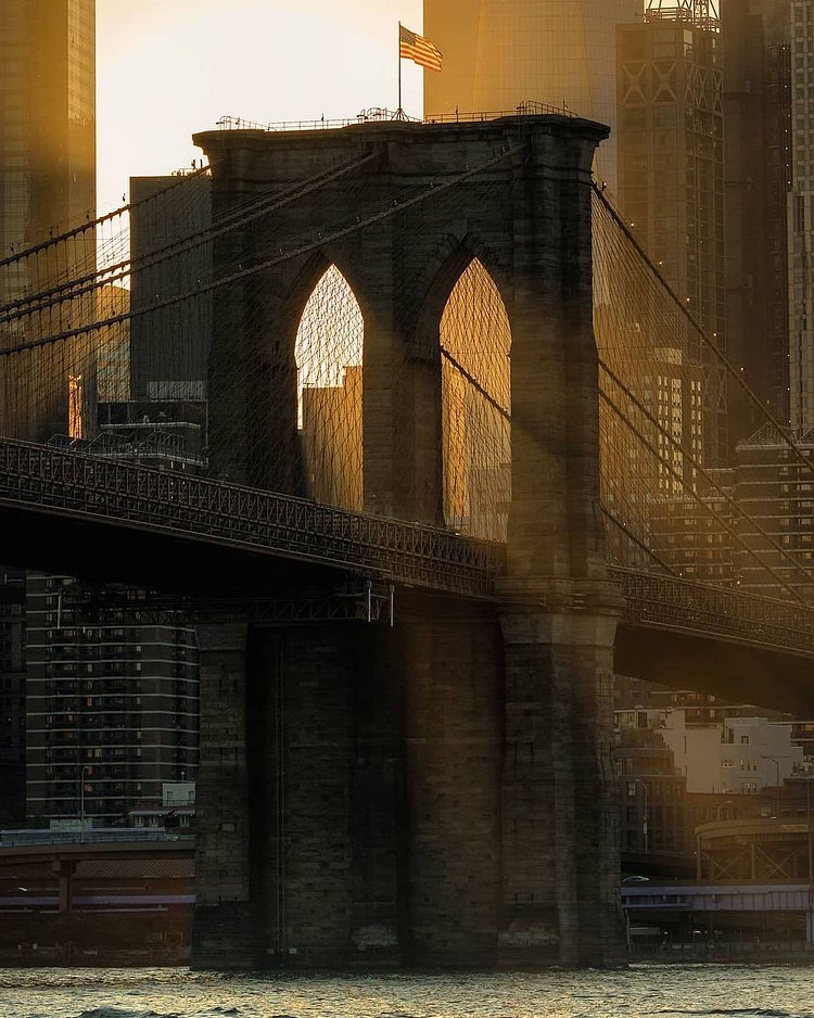 Brooklyn Bridge, New York.