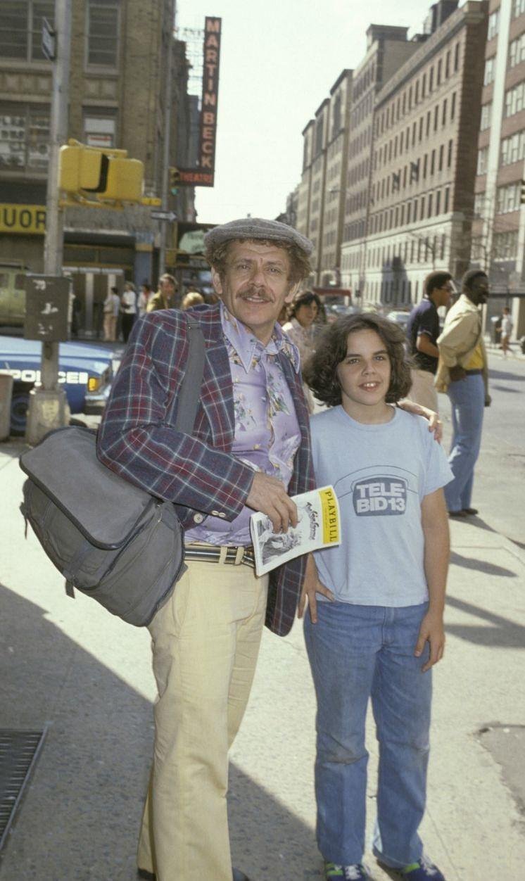 Jerry Stiller takes his son Ben to a play (1978)