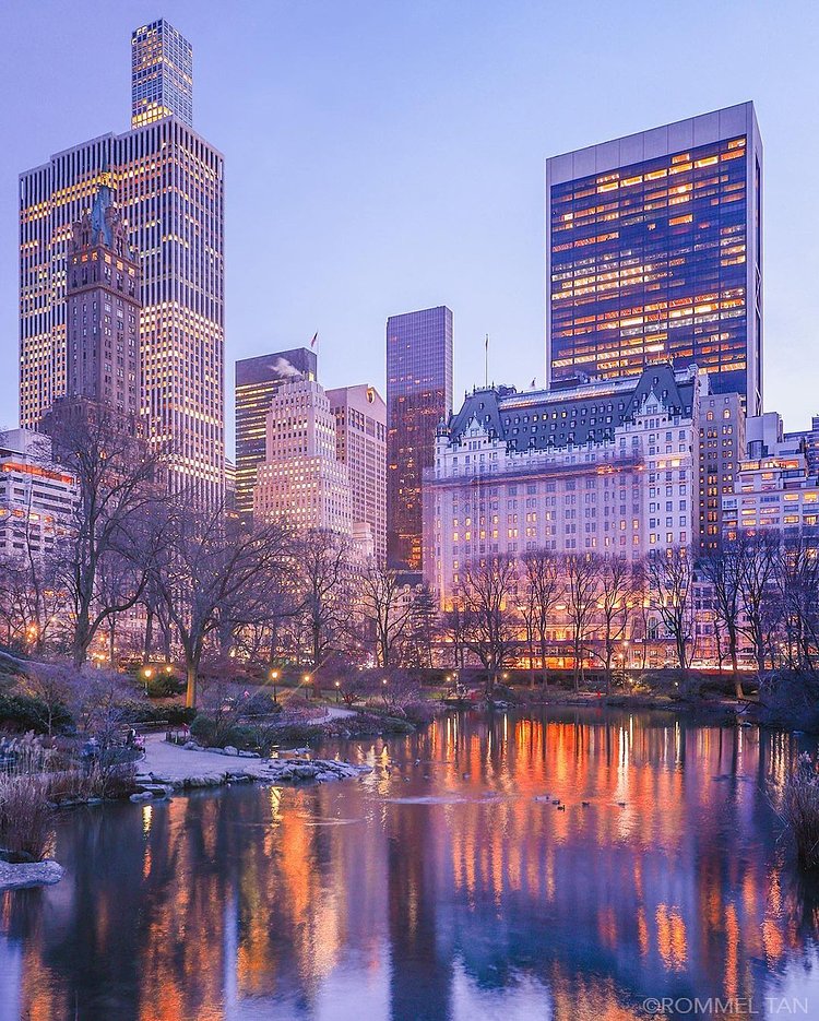 The Pond at Central Park, Manhattan