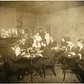 Spaghetti dinner in Grace Godwin's garret, 58 Washington Square South, 1917-1918; photograph by Jessie Tarbox Beals.