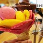 Flower-Shaped Ice Cream Cones
