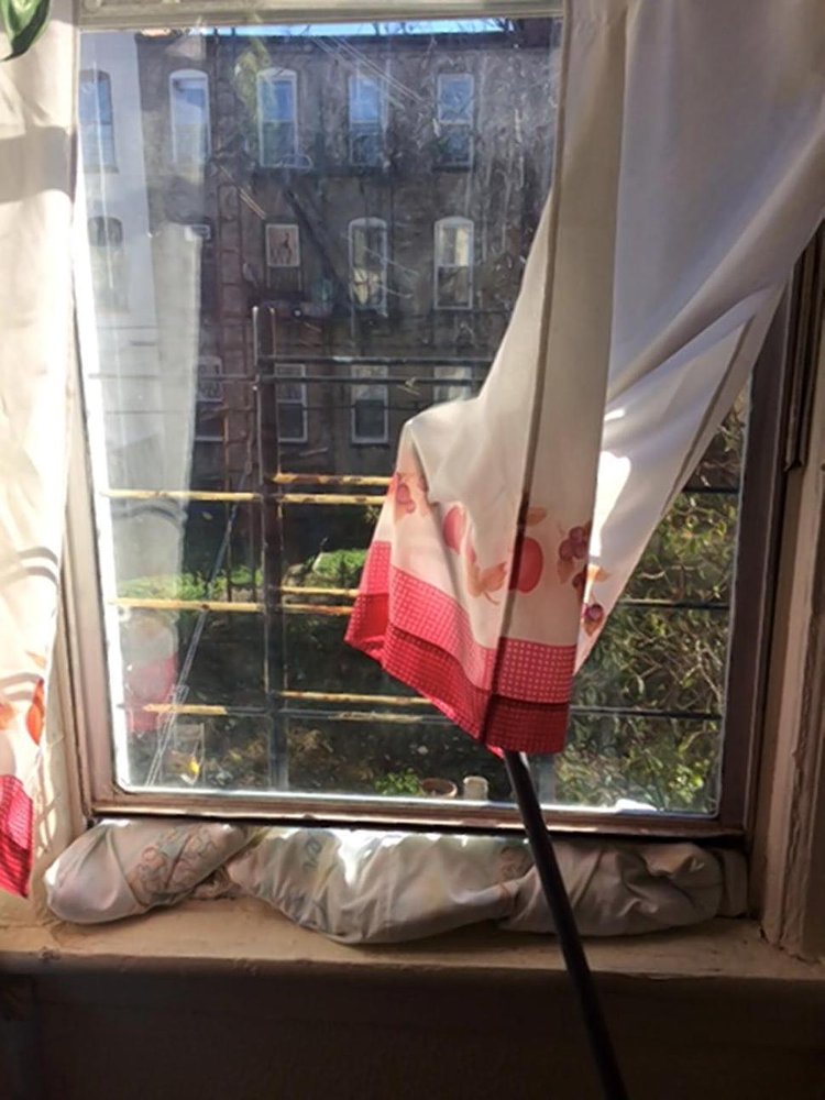 From a building located at 308 Harman Street in Brooklyn.