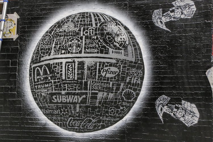 'Corporate Death Star' by Crisp