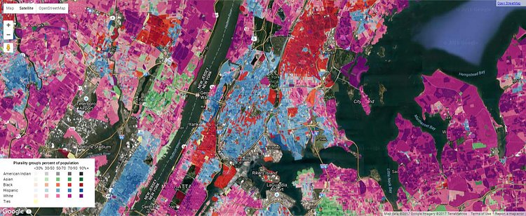 The Bronx Ethnic Density Map