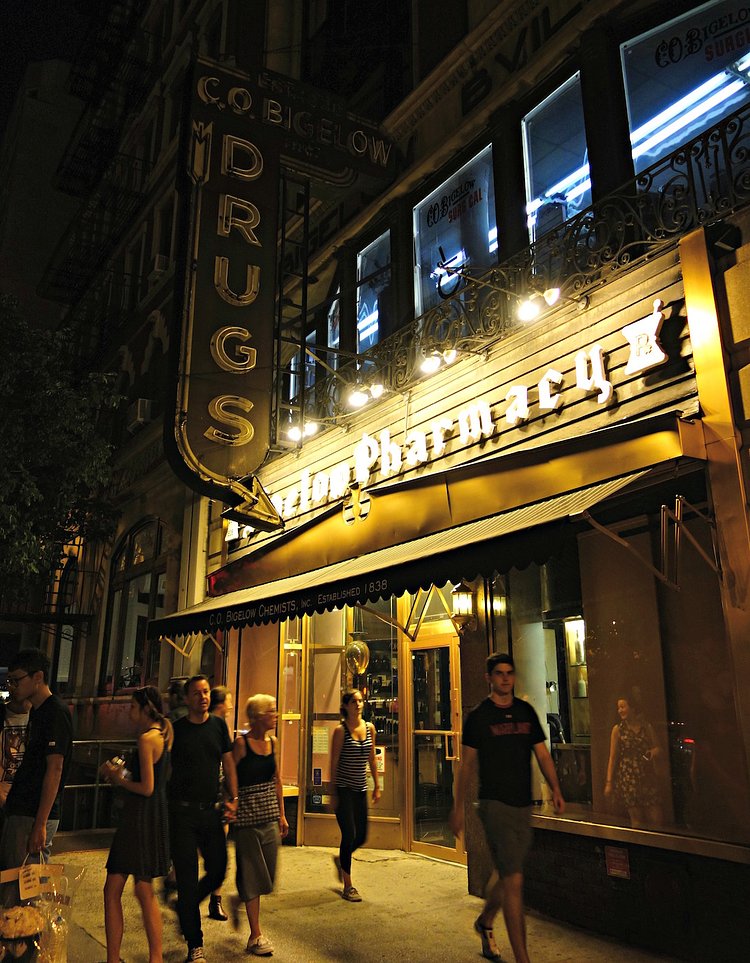 The neon sign for the former Rocco Restaurant, now Carbone, in Greenwich Village