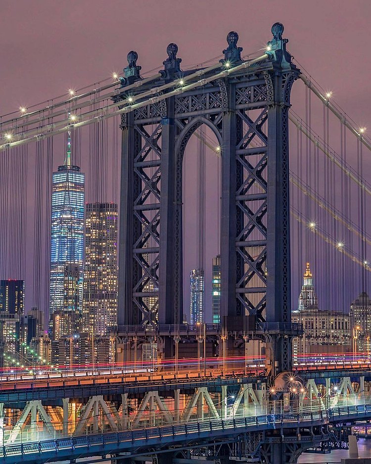 Manhattan Bridge from DUMBO, Brooklyn