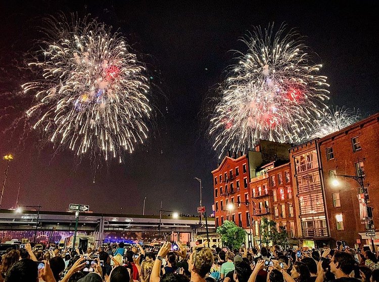 4th of July fireworks from Seaport District last night 😊🎉🇺🇸