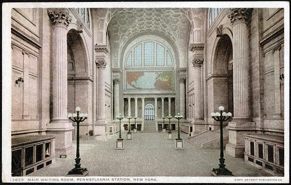 Main Waiting Room, Penn Station, 1907