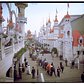 Elephants in Luna Park, the promenade, Coney Island, New York circa 1907 (colorized by Dana Keller)