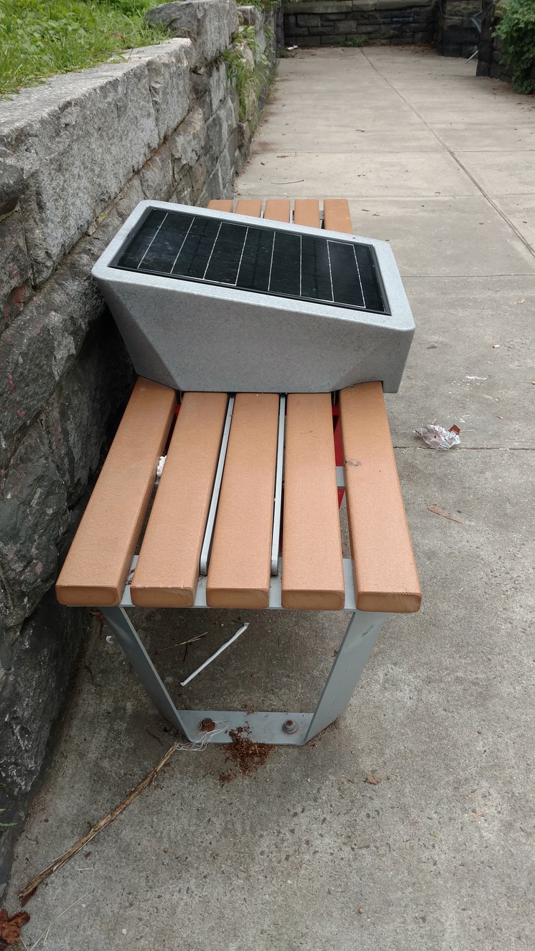 Soofa's Phone-Tracking Benches in Highbridge Park