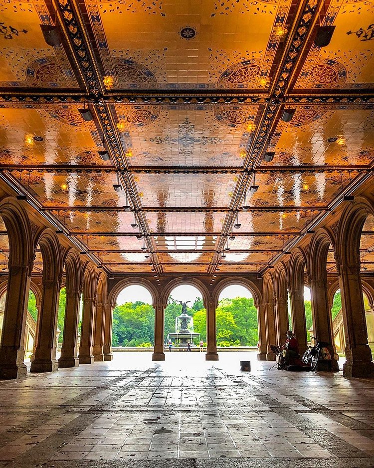 Bethesda Terrace and Fountain, Central Park, Manhattan