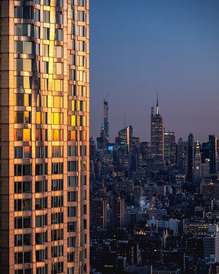 New York by Gehry, as seen from 130 Williams