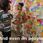 Subway Therapy: Wall of 1,000s of Post-it Notes pops up in NYC after Trump's election
