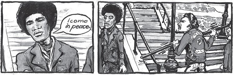 A page from the 'Ghetto Brother' graphic novel.