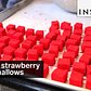 These are Valrhona strawberry marshmallows