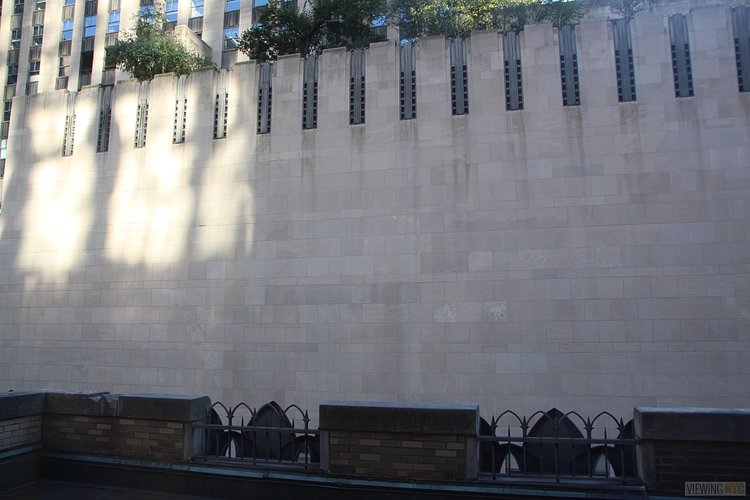 NBC Across the Street | Built in 1932, Radio City Music Hall is a prime example of art deco architectural style that has withstood the test of time. With tons of gold, reflective surfaces and geometric design, walking through the venue is a bit like stepping back in time. Most of the fixtures, furniture and ornamentation are original, and any replacements are exact replicas of how the theater looked 80 years ago.

Read more here: <a href="https://viewing.nyc/i-braved-a-walkthrough-of-radio-city-music-hall-meant-for-tourists/" rel="nofollow">viewing.nyc/i-braved-a-walkthrough-of-radio-city-music-ha...</a>
