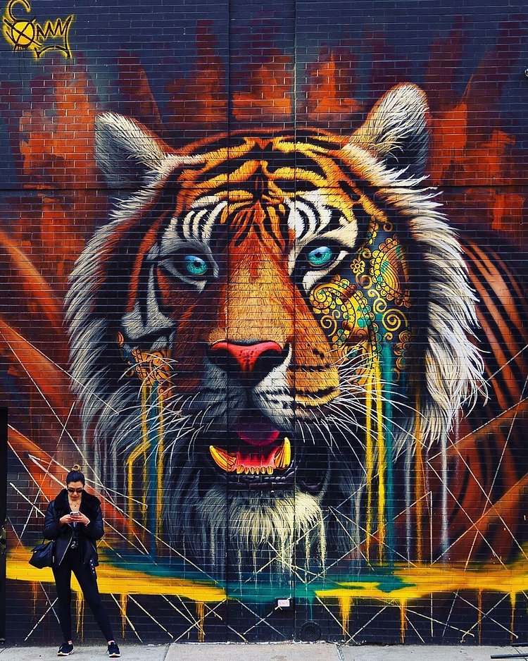 @sonnysundancer mural in SoHo, Manhattan