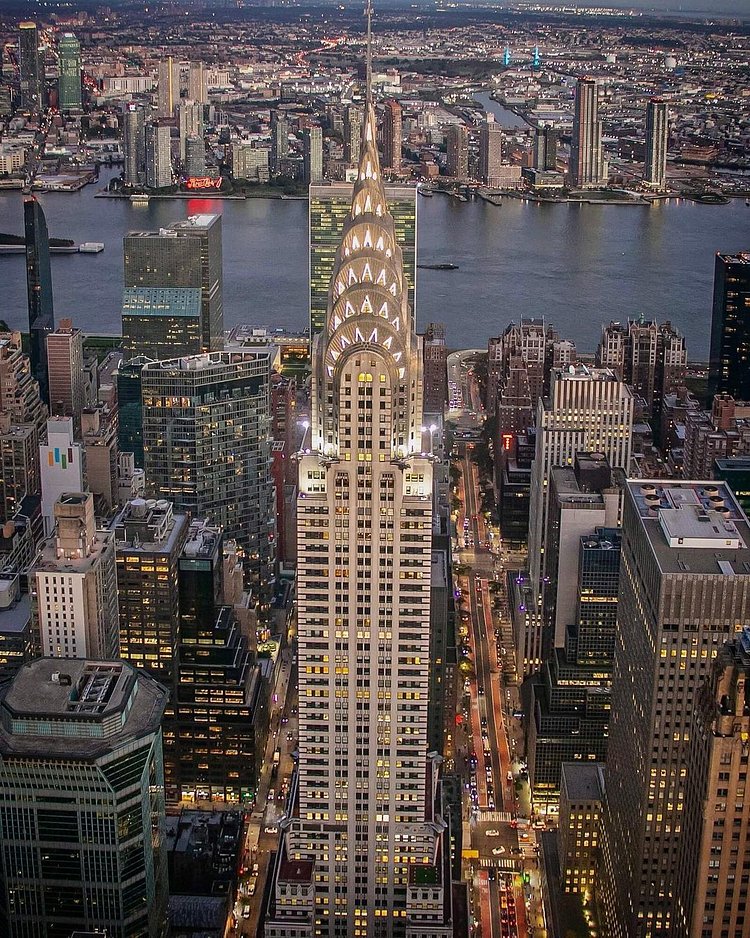 Chrysler Building from One Vanderbilt, Midtown, Manhattan