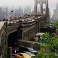 Brooklyn Bridge, New York. Photo via @juliansilvermanphotos #viewingnyc #newyork #newyorkcity #nyc #brooklynbridge #rain