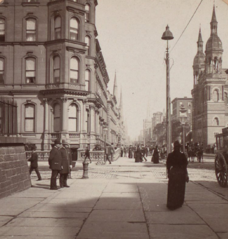 Fifth Avenue & 42nd Street circa 1897