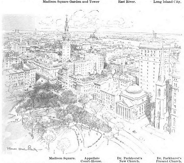 “New York from the Flatiron: Looking to the Northeast.” Munsey’s Magazine, July, 1905